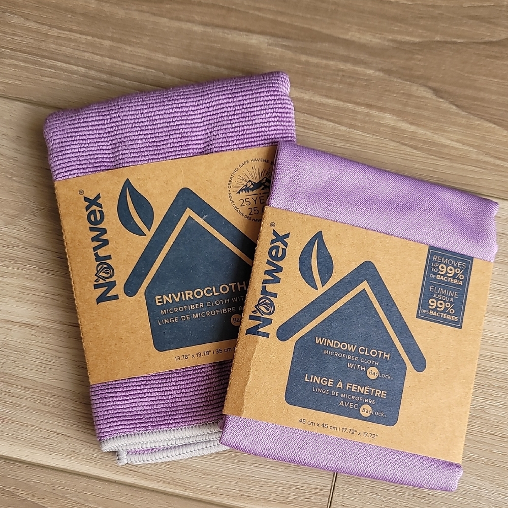 Norwex Purple Window Cloth